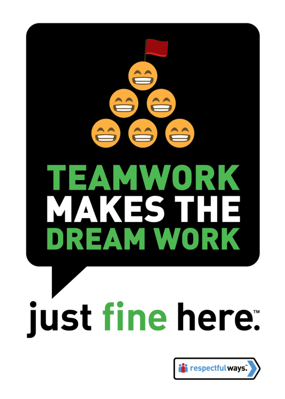 teamwork makes the dreamwork logo