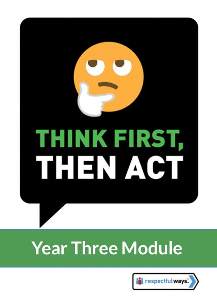 Think First, Then Act: Year Three - Grades PreK-2 Module